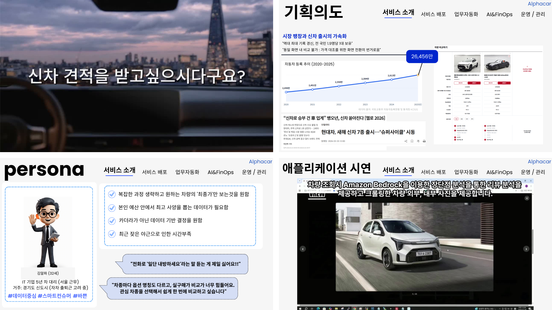 AWS 클라우드 기반 차량 비교 견적 서비스 플랫폼 이미지 2