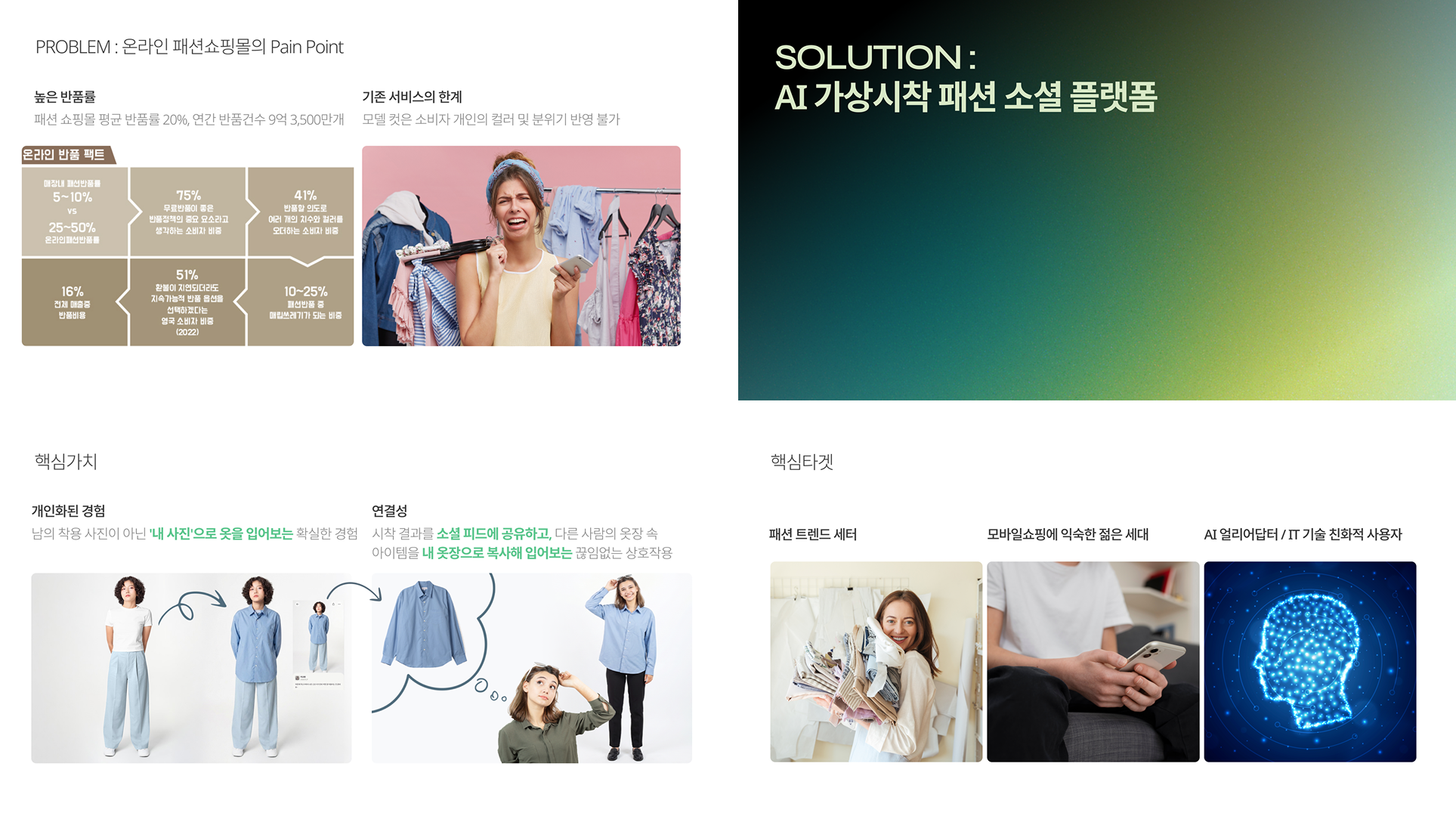 AI 가상 시착 및 패션 소셜 플랫폼 이미지 2